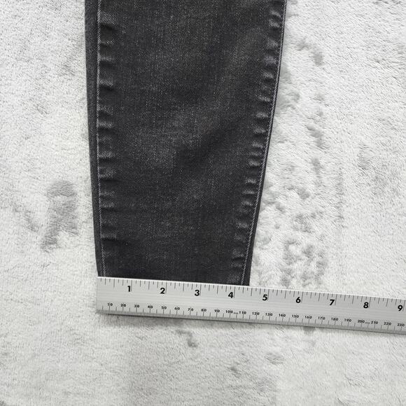 GAP 1969 Jeans Womens 26P Washed Black True Skinny Super High Rise Stretch Denim - Picture 14 of 15